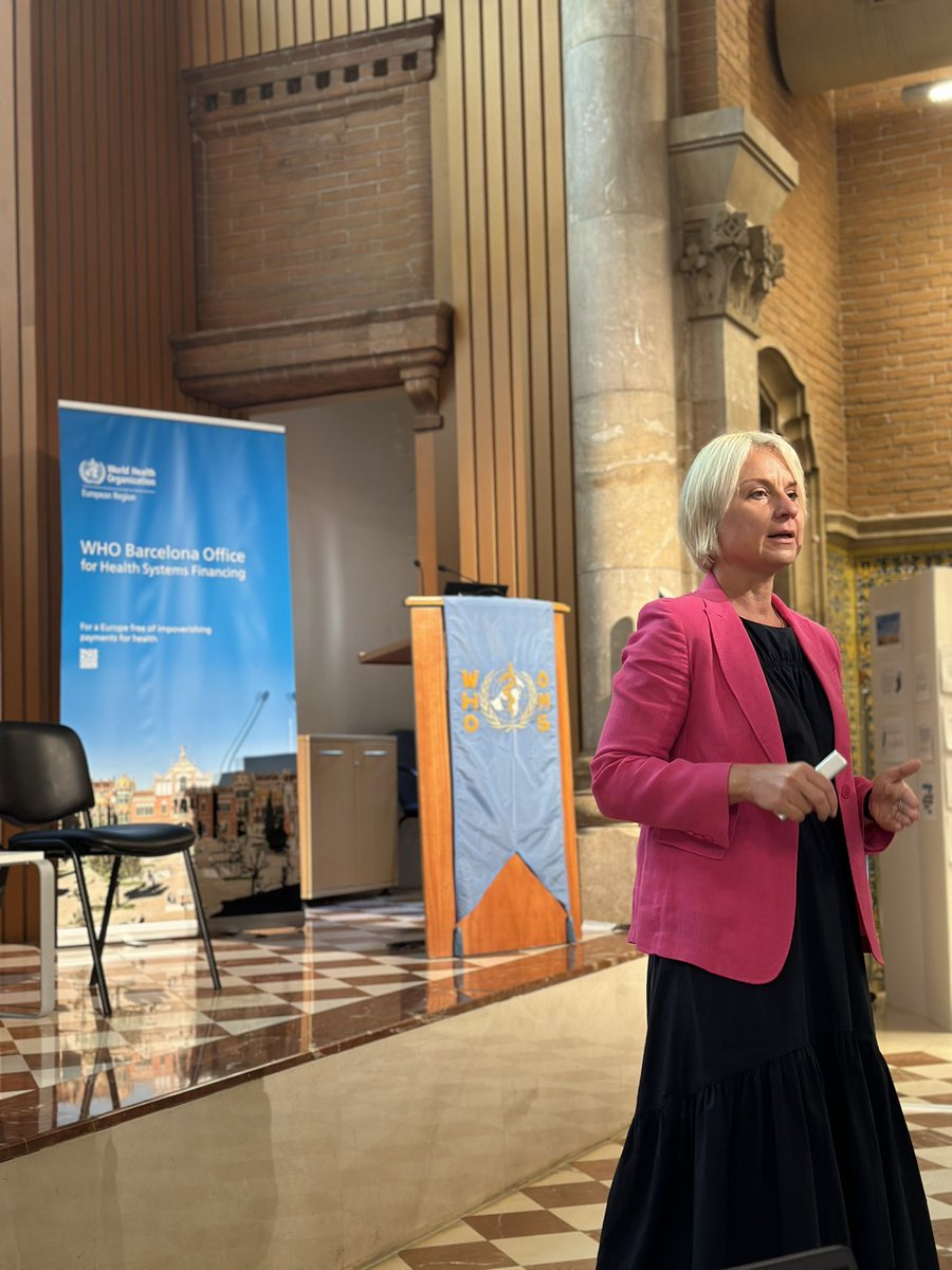 Engaging presentation by Triin Habicht on the future of health purchasing methods and incentive alignment. Emphasizing the importance of aligning financial incentives with #qualitycare to enhance patient outcomes and overall efficiency in healthcare delivery. <a href="/WHO_Europe/">WHO/Europe</a>