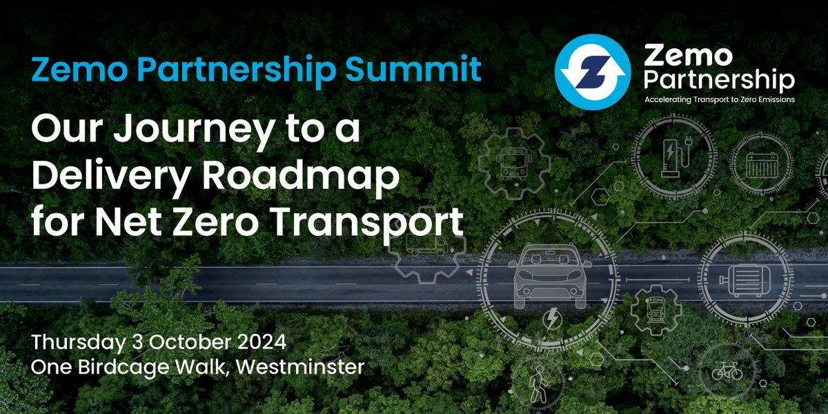 The stage is set and a full house expected for Zemo Partnership's Summit 2024 in Westminster today! A great line-up of top speakers from all tiers of government &amp; industry. Join the debate using #ZemoSummit24

zemo.org.uk/news-events/ze…