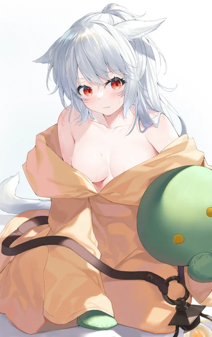 去年描いたミコッテ #FF14イラスト #ミコッテ 