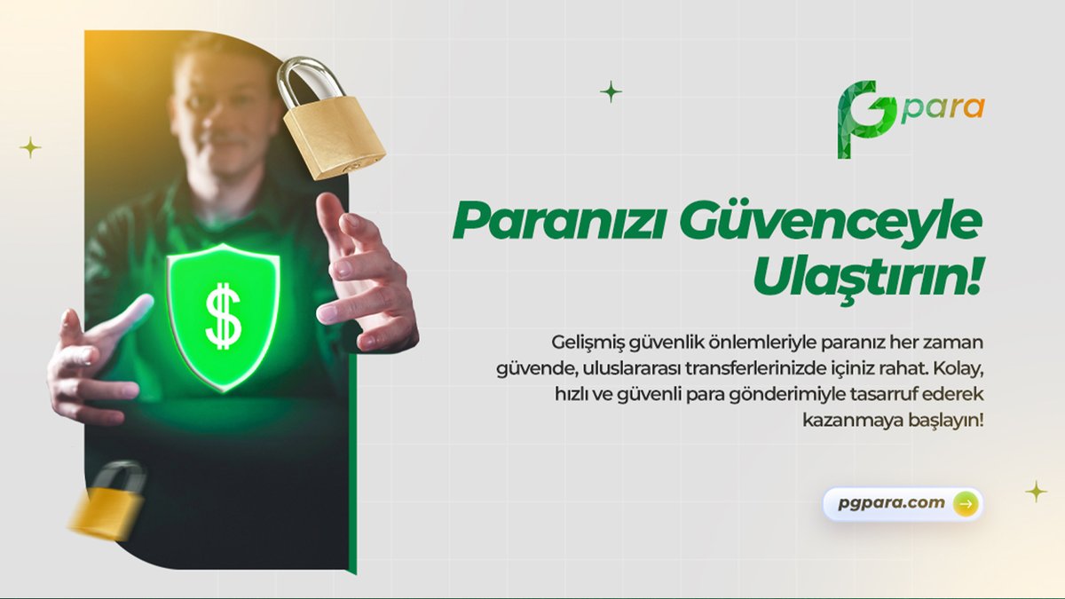 Dünya çapında 400’ü aşkın para transferi noktamız ile hizmetinizdeyiz.

pgpara.com

#paratransferi #moneytransfer #pgpara