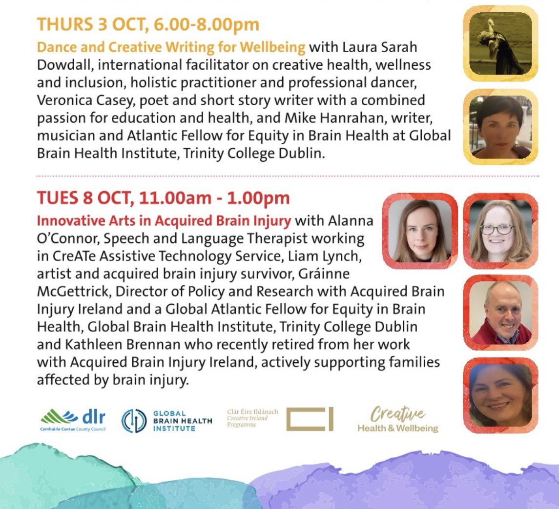 mike hanrahan (@mikehanrahan46) on Twitter photo Session 2 later today at 6pm at Lexicon Theatre Dun Laoghaire. We will explore how Dance and Creative writing benefits our well being and brain health. Laura and Veronica invite us all to have some fun as we discover new ways to brighten our days.<a href="/DLR_Libraries/">dlr Libraries</a> <a href="/creativeirl/">Creative Ireland</a> Session 2 later today at 6pm at Lexicon Theatre Dun Laoghaire. We will explore how Dance and Creative writing benefits our well being and brain health. Laura and Veronica invite us all to have some fun as we discover new ways to brighten our days.<a href="/DLR_Libraries/">dlr Libraries</a> <a href="/creativeirl/">Creative Ireland</a>