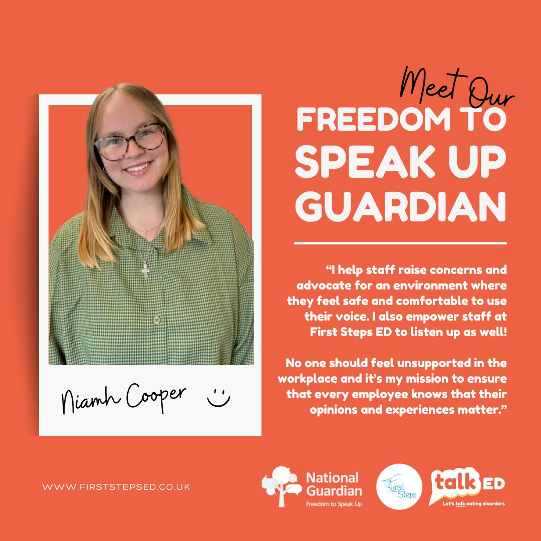 Niamh is our Freedom to Speak Up Guardian here at First Steps ED. She plays a crucial role in ensuring that every voice is heard within our organization. 

#FreedomToSpeakUp #VoiceOfTheEmployees #FeedbackMatters