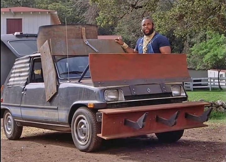 Generations7080's tweet image. Quand la Renault 5 "Le Car " faisait des apparitions dans l'Agence Tous Risques avec Barracuda !