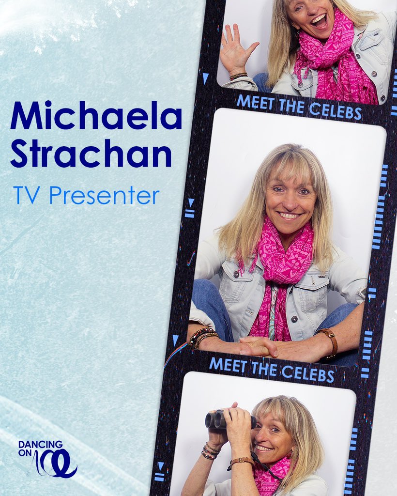 dancingonice's tweet photo. Springing onto the ice, TV presenter @michaelastracha is taking a skate on the wild side! 🐧 #DancingOnIce https://t.co/GRFPo3hY74