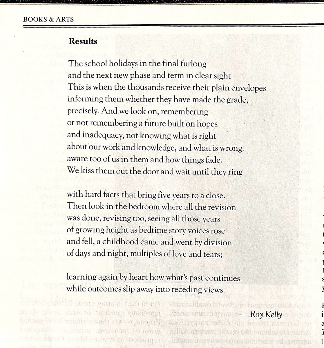 An old poem for #NationalPoetryDay, which is not relevant to this time of year, and is sort of about counting, but mainly about something else. But it is a poem and it’s Poetry Day.