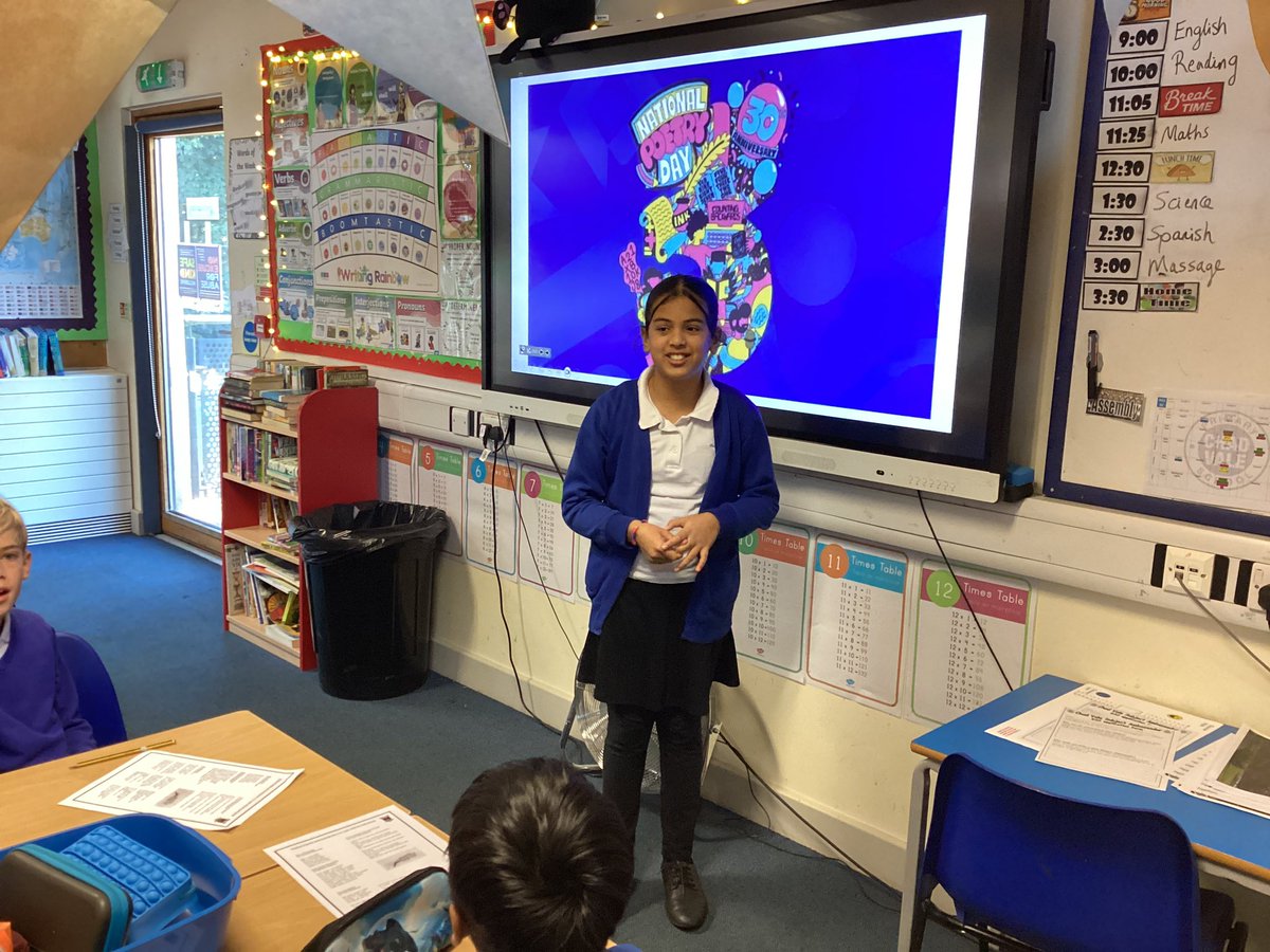 chadvaleprimary's tweet photo. #Cutts We have learnt poems at home to recite to the class for @PoetryDayUK https://t.co/q5ZO33YDuJ