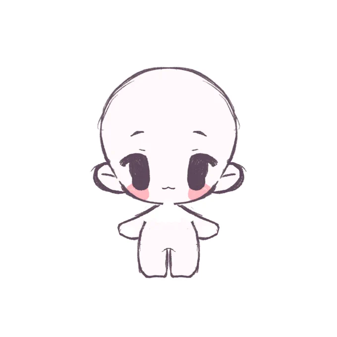 今いろいろ作ってるんだけどこのSD素体 かわいいじゃないですか…?! 