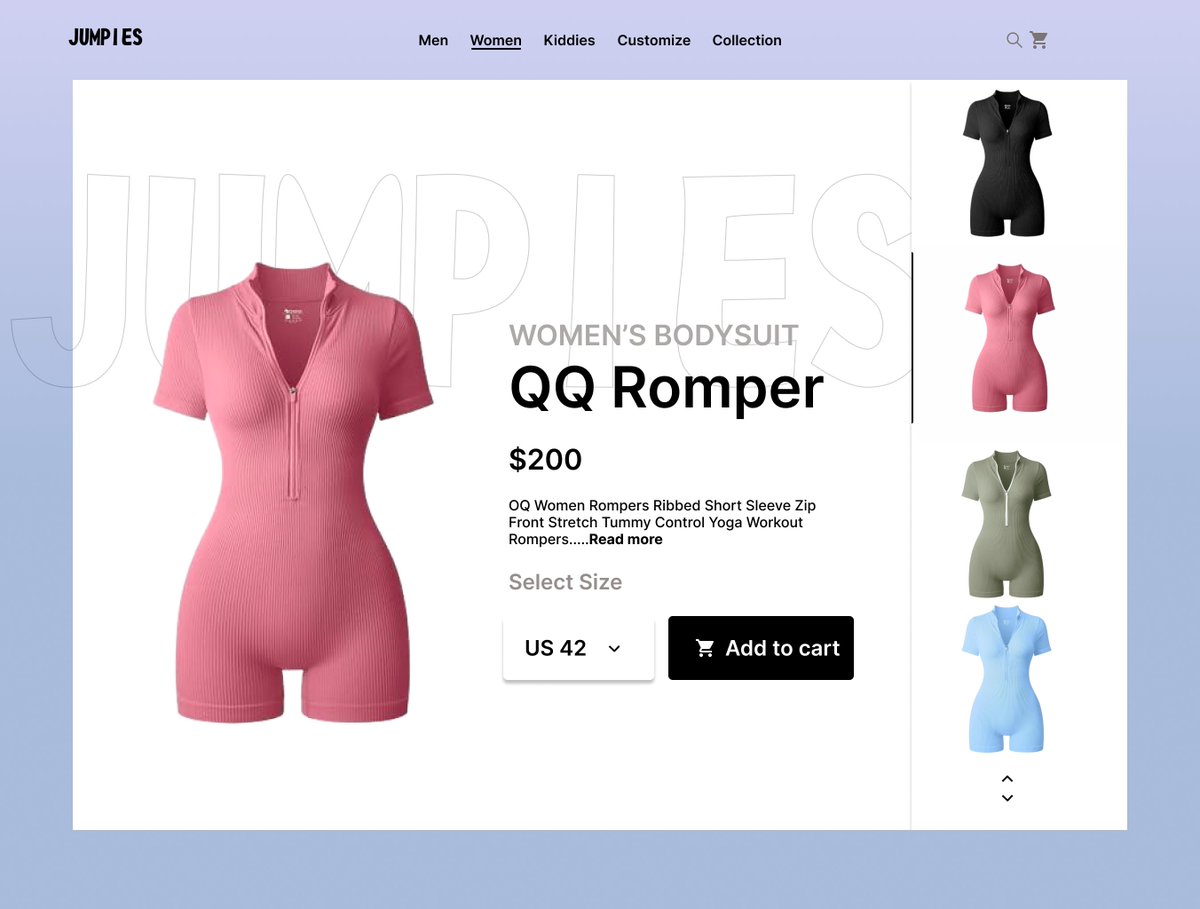 thatwomandesign's tweet photo. Day 12/100 of the DailyUI challenge
Task: Design An E-commerce Shop (A Simple Single Item Shop)
I Have Designed a Simple Single Item E- ecommerce Shop perfect for Women of all body sizes
#DailyUI
#DailyUIchallenge
#uidesign
#Designship2024
#Ecommerceshop
#Romperwears https://t.co/X4MOots6sT