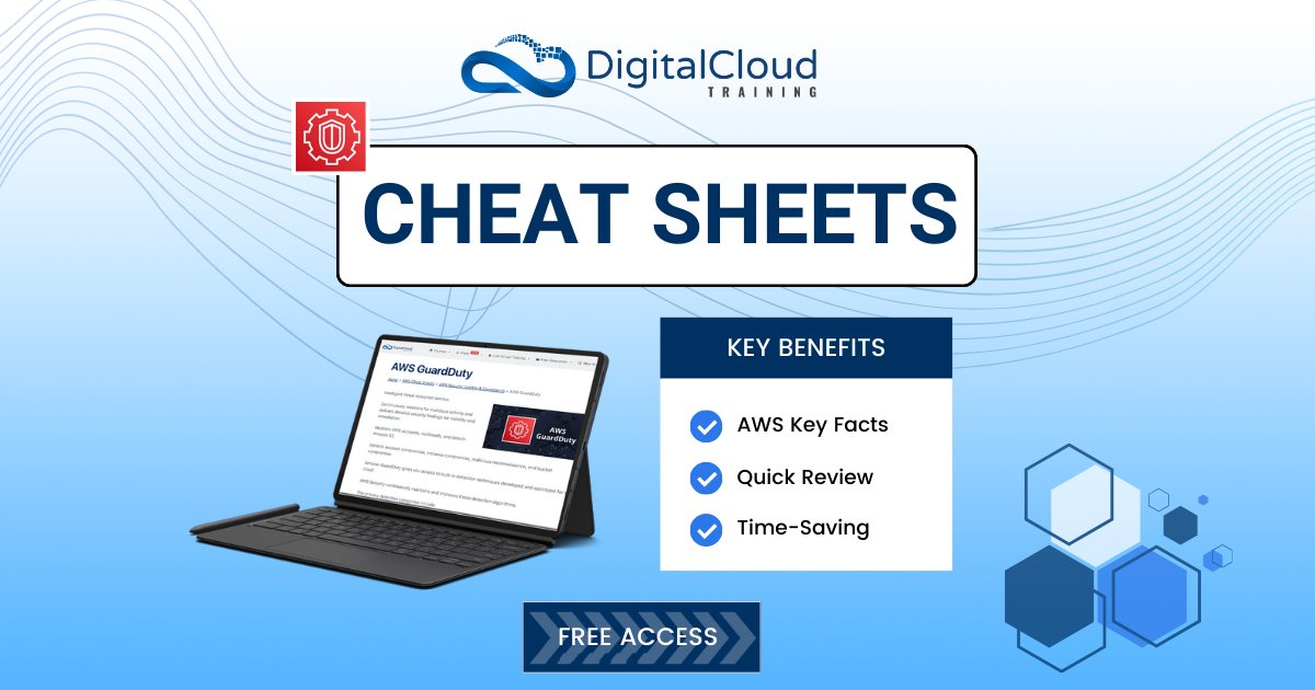 nealkdavis's tweet image. 🛡️ Keep your AWS environment secure with #AWSGuardDuty 
From account to S3 bucket security, intelligently detect and manage threats in your cloud environment.

Learn more about AWS GuardDuty with our free cheat sheet here 
👉 digitalcloud.training/aws-guardduty/ 

#AWSSecurity