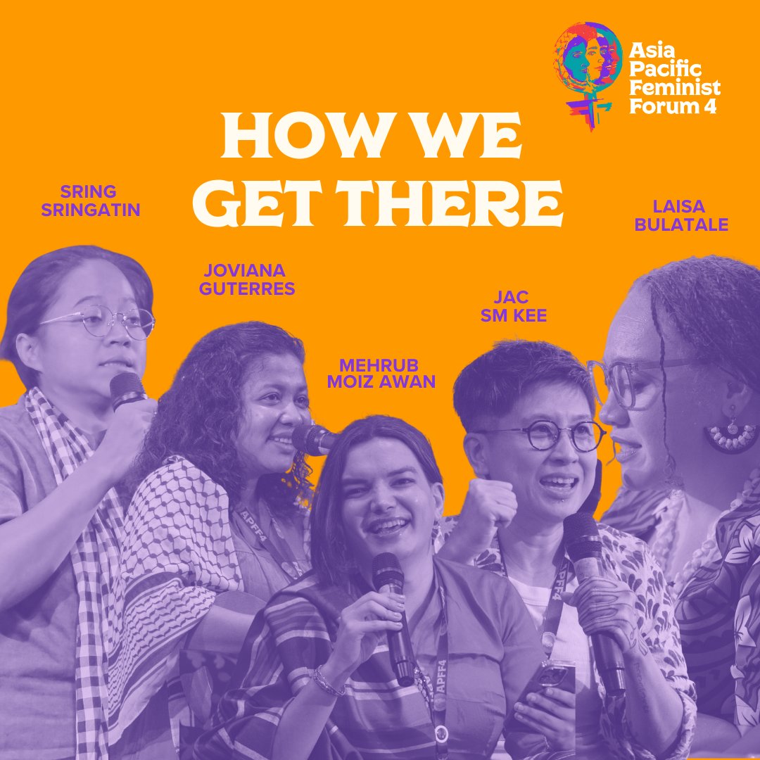 apwld's tweet photo. #APFF2024 | Exploring the pathway for #FeministWorldBuilding, Day 3 of #APFF4 unfolded under the theme 'How We Get There', reflecting on skills, strategies for our collective journey towards #FeministWorld. 

Click 🧵 to see the insights from the Day 3 plenary speakers at #APFF4 https://t.co/Y74j7oVYVZ