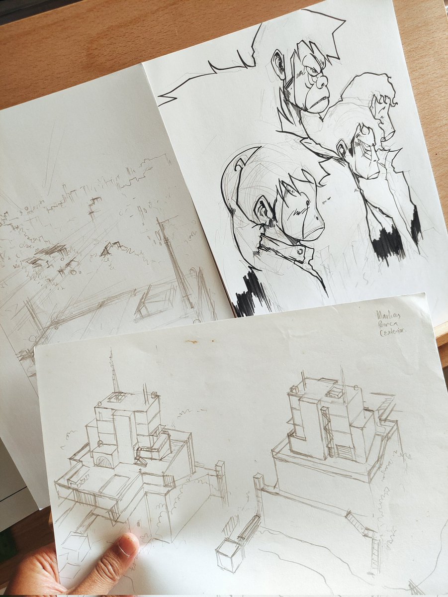 Pernah bikin desain gedung markas Panca (+Lima Mandala) 10 taunan lalu, tapi ilang entah kemana. Sekarang "ngebangun" lagi dengan bekal sisa memori karena ada urgency scene dengan keberlanjutan setting 😅
---
#Wanara #sequel is closer than you think...