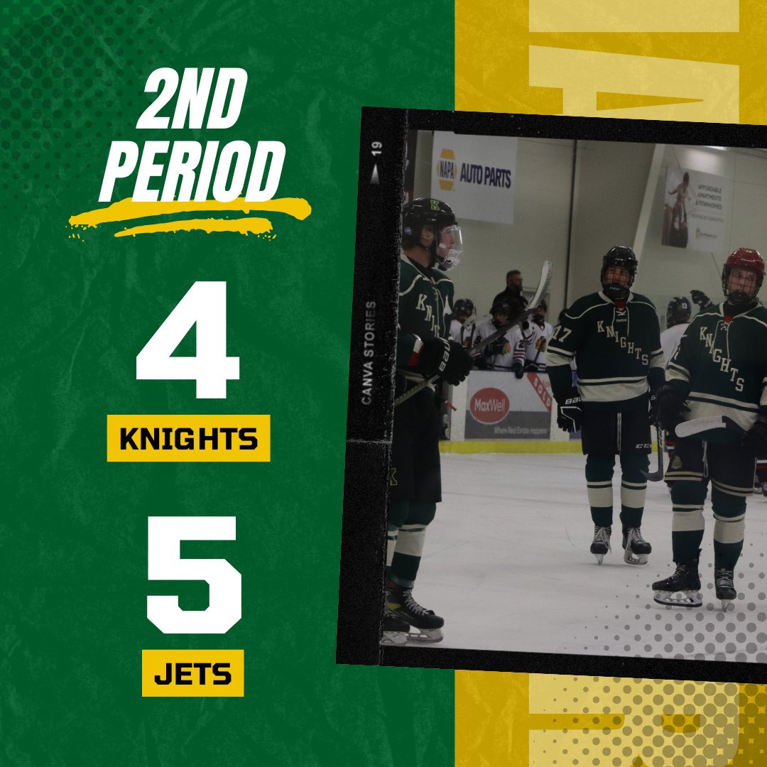 Knights are down 1 at the end of 2nd but have 35 shots on goal while the Jets have 20