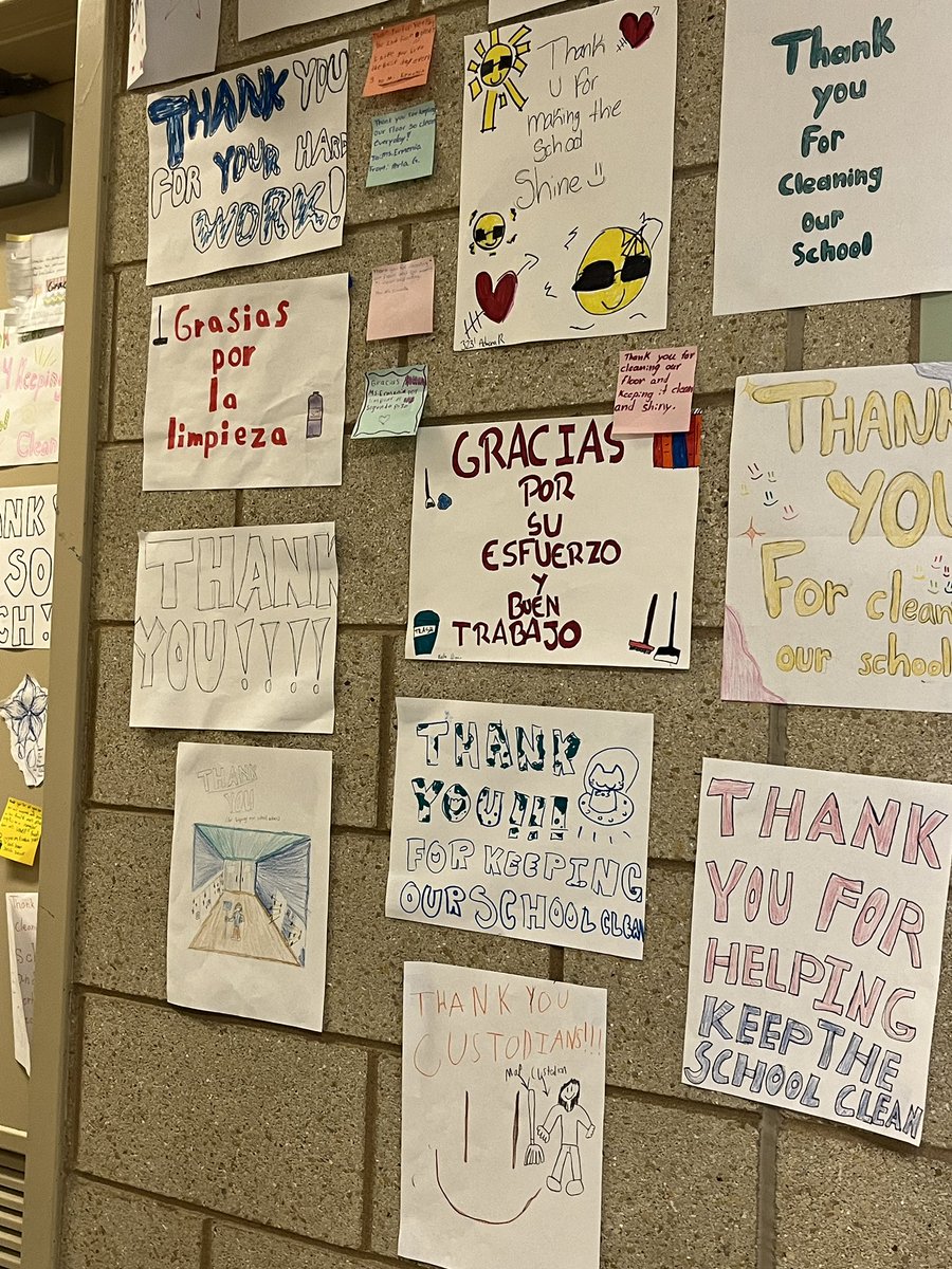 We appreciate our amazing custodial staff #CustodianAppreciationDay