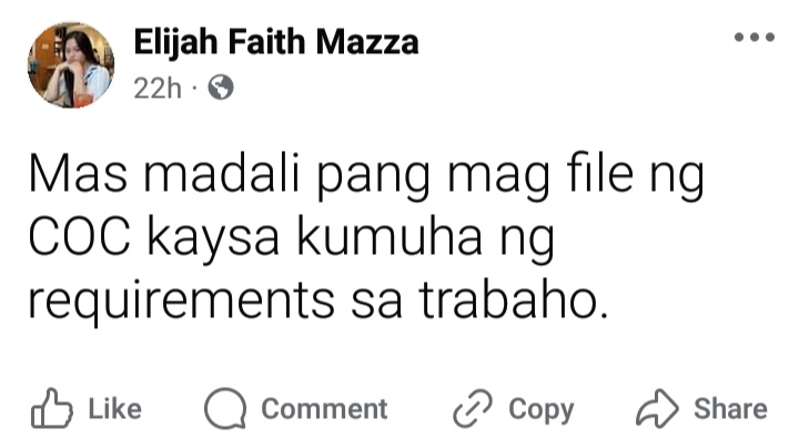 Teta Limcangco tweet media