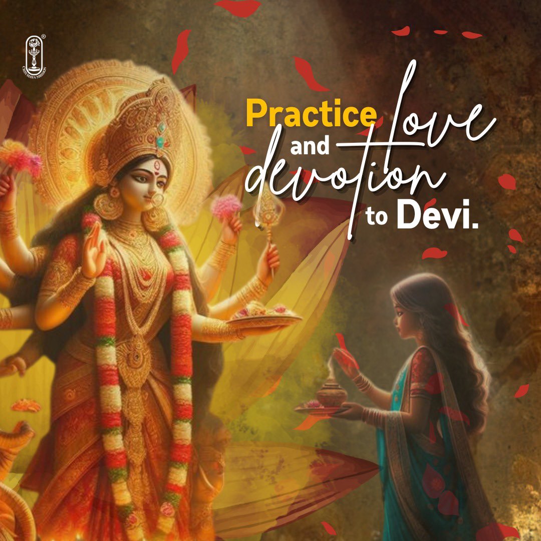 Chinmayananda's tweet photo. Shubh #Navratri
#chinmayamission #swamichinmayananda #navratri2024 #navratrifestival #navaratri #navratrigarba #navratriseries #spiritualpractice #sanatanadharma #sanatanihindu #hindufestival #durgapuja2024 #durgamata #9nightsofdevi #sadhana https://t.co/0qJzuEGI5o