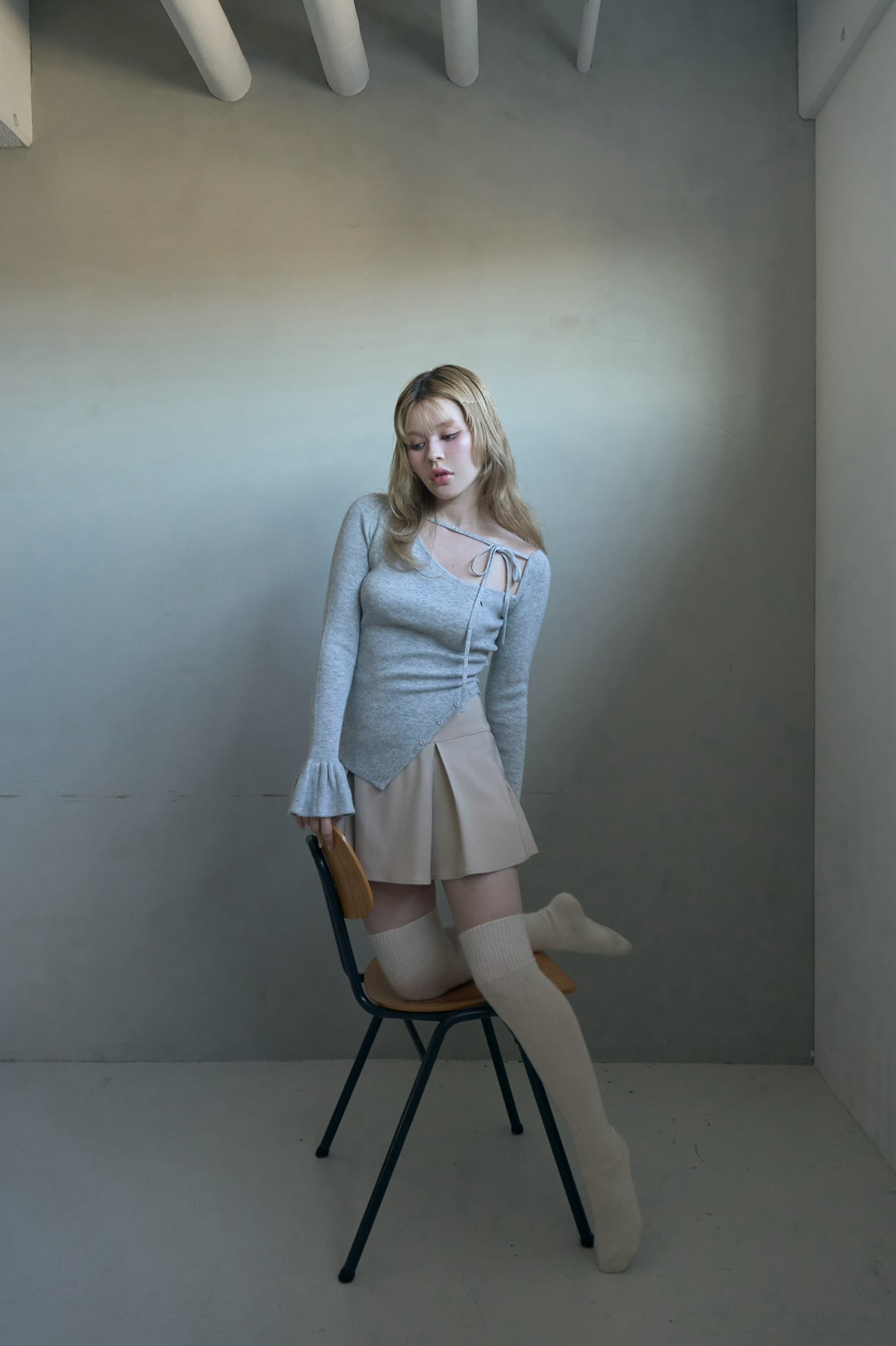 Flora knit tops andmary