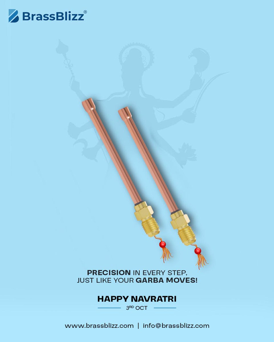 brassblizz's tweet photo. Happy Navratri! 🌀 Precision in every Garba step, just like in BrassBlizz fittings! Let's celebrate the festival of dance with quality and joy. 

#Navratri2024 #BrassBlizz #PrecisionEngineering" https://t.co/ijBuHA1wbR