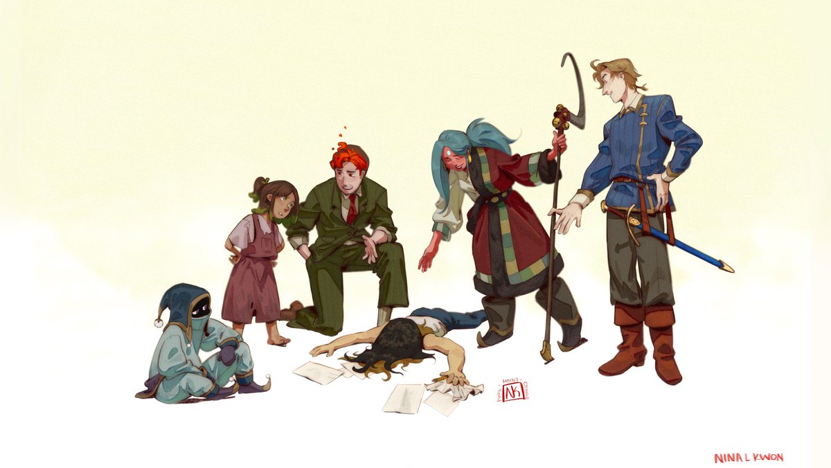 P0oLMaintenance's tweet image. Updated my portfolio website! Added some things from an RPG that’s currently in the works. Here’s my new cover page of my website! ninalagunakwon.com #PortfolioDay #Portfolio #animation #characterdesign