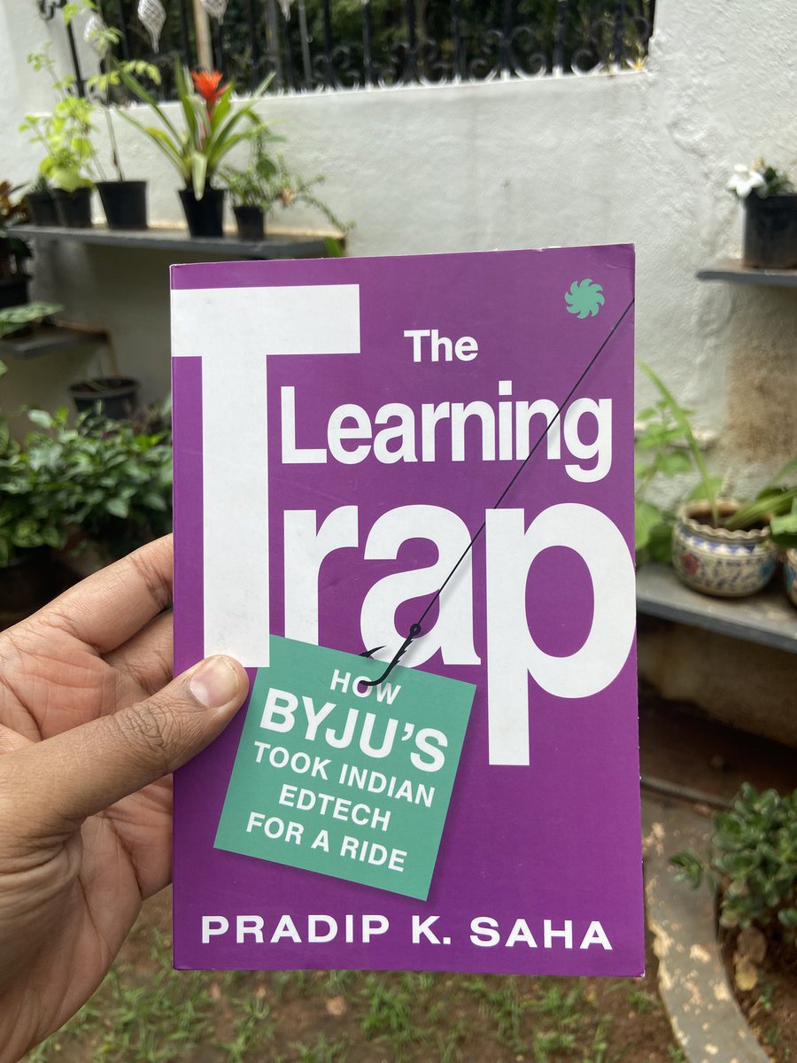 NCResq's tweet photo. Simply awesome book by @sahaprd. Must read if you are working in education or edtech sector 🔥🔥🔥 https://t.co/NAe7cI5cYo