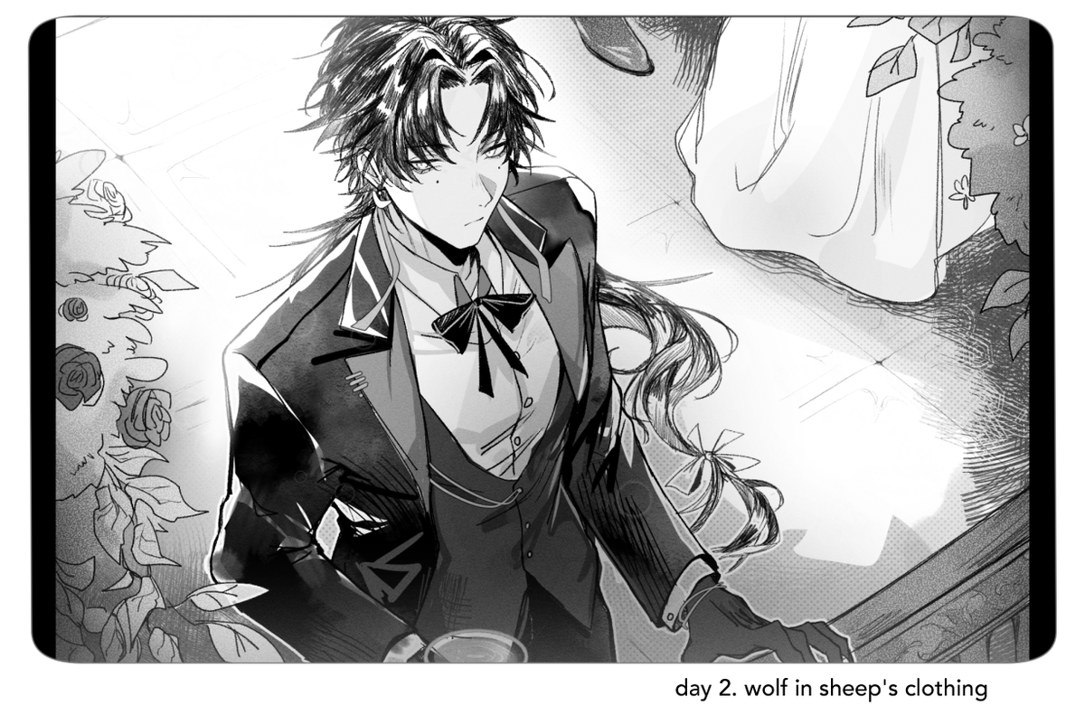 inktober/october
day 2: formal event 