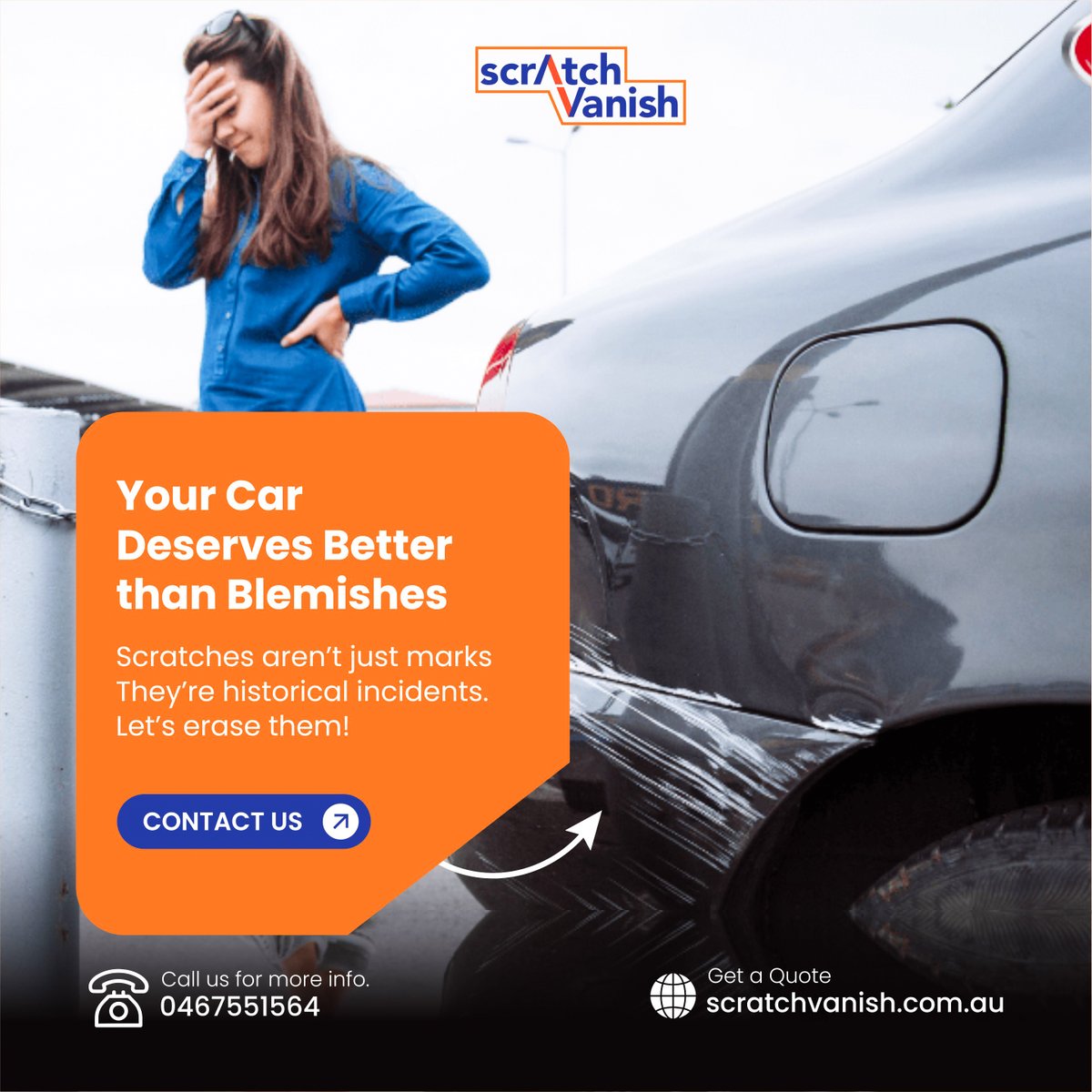 scratch_vanish's tweet photo. Your car deserves better than blemishes! ๐โจ Scratches arenโt just marksโthey're reminders of past incidents
#ScratchVanish #CarCare #ScratchRemoval #FlawlessFinish #CarDetailing #AutoRepairs
#VehicleRestoration #BumperRepair #RestoreYourCar #ProfessionalService #OnSiteService https://t.co/gW9WAEpKFN