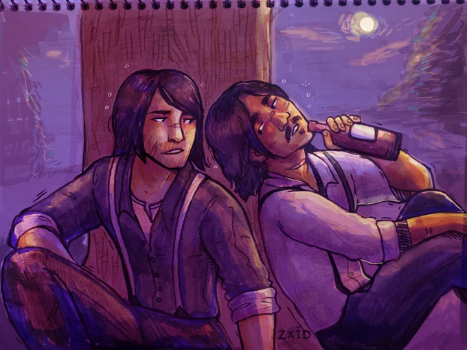Amigos con derecho y sin derecho de tenerte siempre #jovier #rdr2 