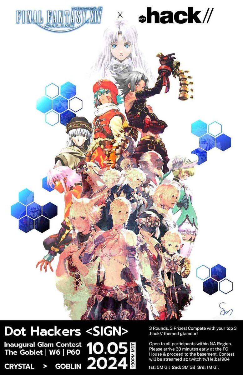 to all my .hack friends who play FFXIV, theres a fan .hack event happening on october 5th. Just a heads up :)
#dothack