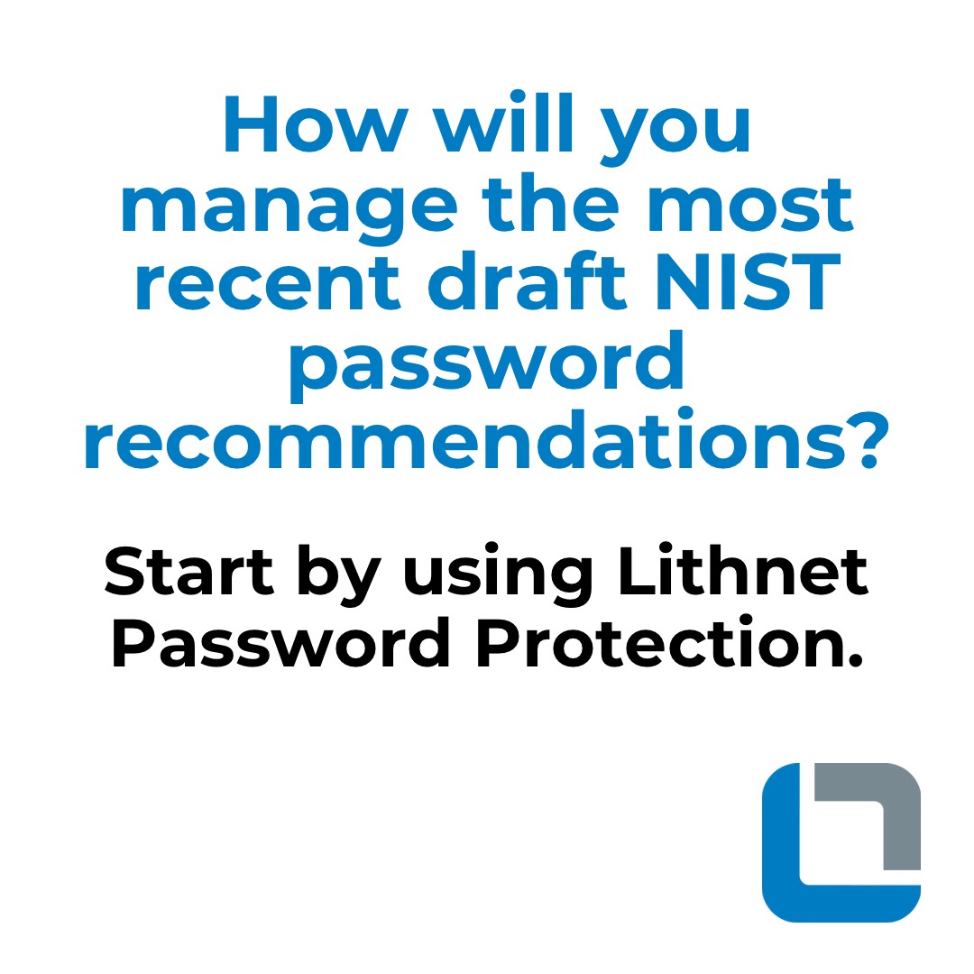 lithnet_io's tweet image. Lithnet Password Protection allows you to block compromised passwords, block passwords based on certain words, and apply length-based complexity rules—that's just for starters. Find out more here > docs.lithnet.io/password-prote…
#Lithnet #PasswordProtection #NIST