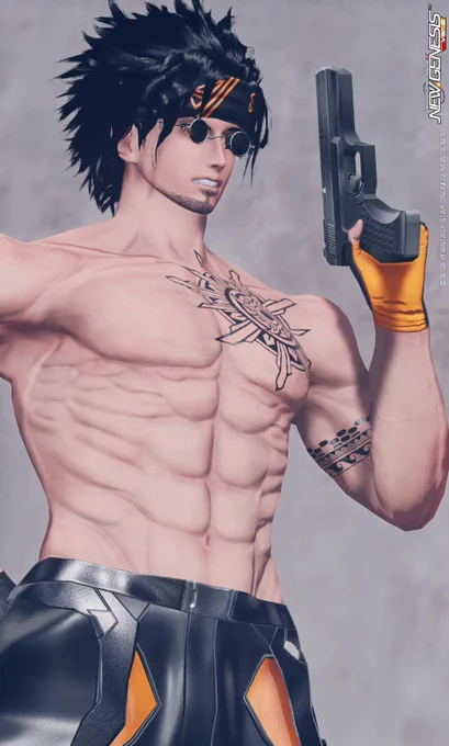 やっぱり男性キャラが安心するなぁ... #PSO2NGS 