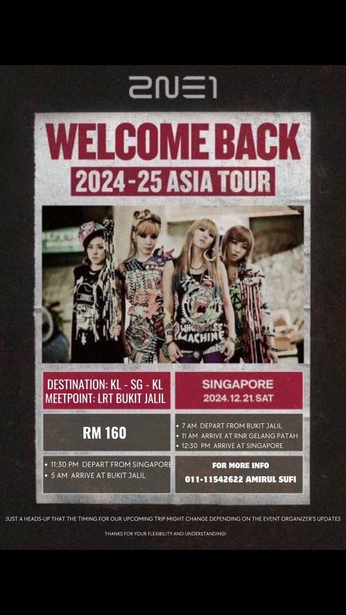amirulsufi3's tweet photo. Transport service from KL . Hmu for more info

https://t.co/pdKgiNIjqt

#malaysianblackjack
#2NE1 https://t.co/1J2ENJ09J6