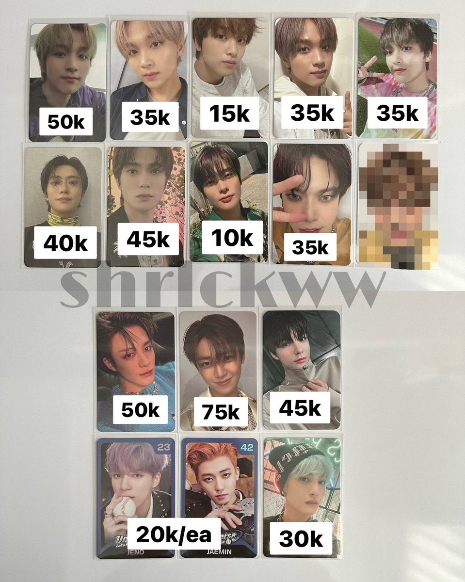 shrlckwonwoo's tweet photo. [help rt] 
wts wtb pc mark haechan jeno jaemin jaehyun doyoung nct 

• negotiable 
• bisa by 🍊
• price not inc fee adm (+4%) 
• dom jkt utara 
• no sensitive buyer pls 🙏 

tag. dream 127 epoxy beyond ar kihno reload hello future slow acid universe namol castle dicon sticky https://t.co/yWex6S7qRC