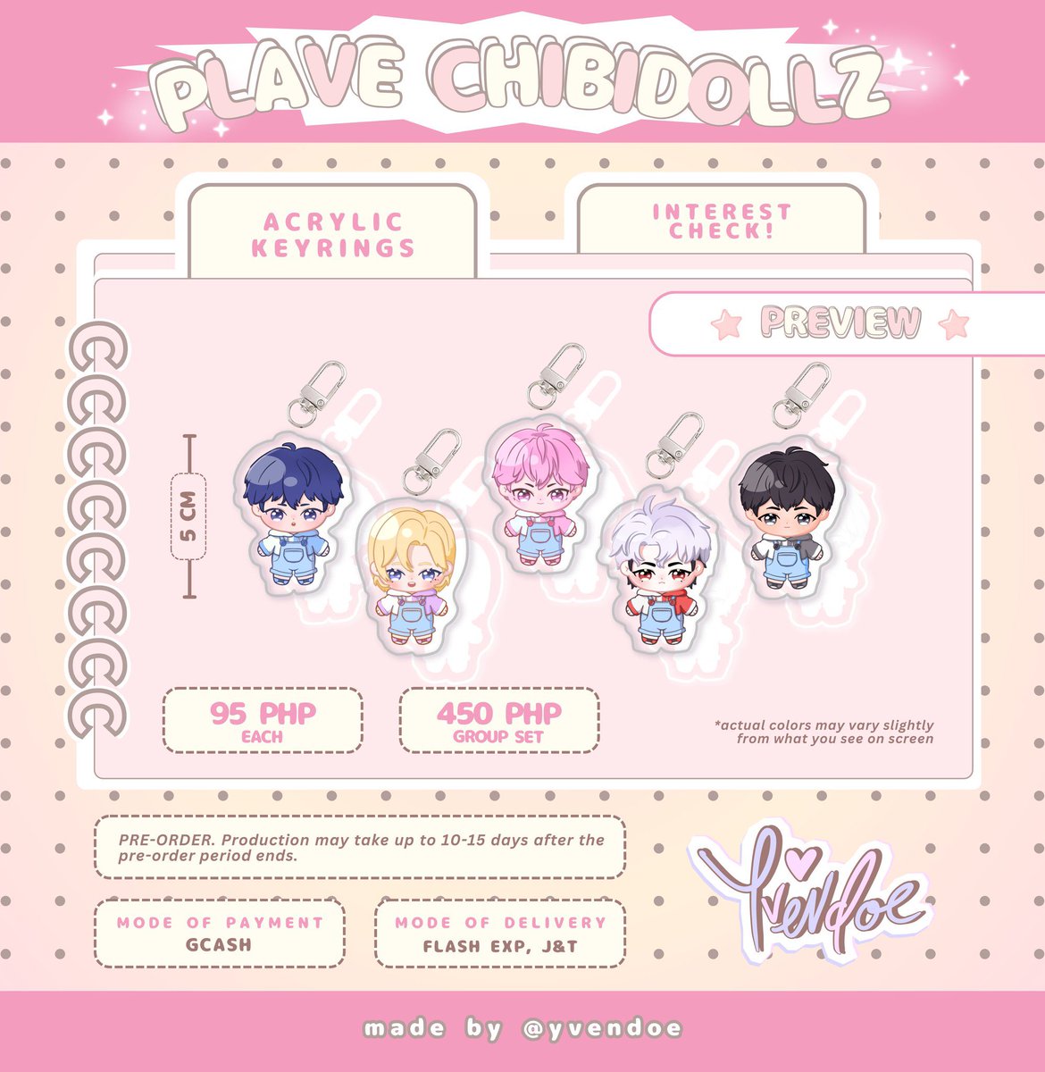yvendoe's tweet photo. help rt ┆ ic interest check ph 

 ˙ . ꒷ 🍰 . — chibidollz series ␥
 𓂃 #plave acrylic keyrings by @yvendoe

if inch, kindly like/reply on this tweet &amp; vote on the poll below! (minimum of 10 orders needed to push thru)

⌗ wts lfb yejun noah bamby eunho hamin kpop https://t.co/bKUSDKguKK