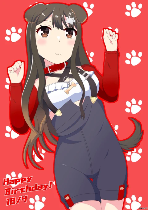 大好きなきゃんちゃん、お誕生日おめでとうー!! #きゃんすけっち 