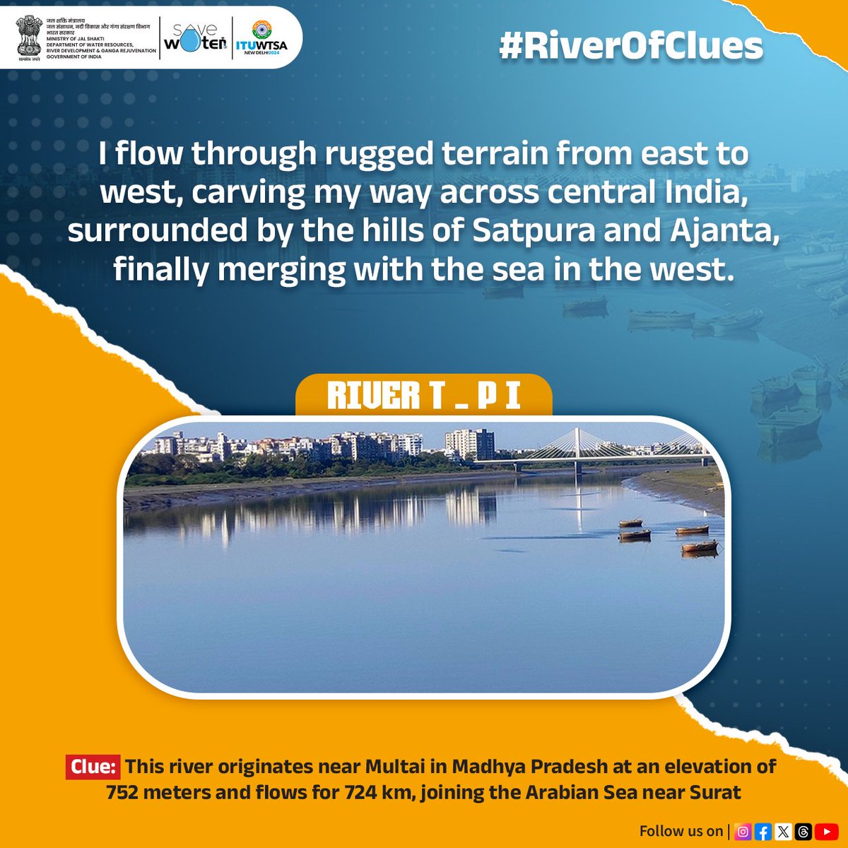DoWRRDGR_MoJS's tweet image. Can you crack the #RiverOfClues? Drop your answers in the comments below and tag your friends &amp;amp; family to see if they can solve the mystery! Challenge accepted? Let’s see who gets it right!  Answer will be revealed on Monday, so stay tuned!  #WaterWisdom #PuzzleFun