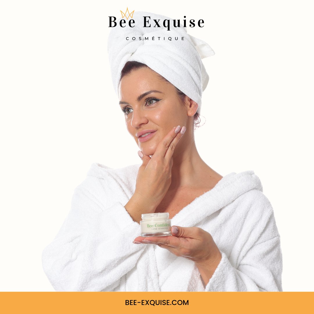 ChrisBeeExquise's tweet photo. 🌿 Offrez à  votre peau le soin réparateur qu’elle mérite avec la crème visage Bee  Confident. Révélez votre beauté naturelle ! 💧 #CosmétiquesNaturels #SoinsDuVisage #BeautéNaturelle #RéparationPeau https://t.co/veMN2yWLxZ