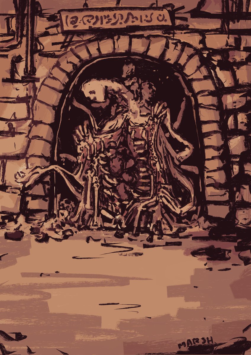 themarshwitch's tweet image. CW// Body Horror

a silly fellow
would you buy its wares?
#HorrorArt #digitalart #bodyhorror