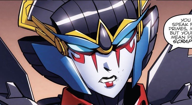 ᅠ 

“The difference between you and me, Prime, is that I care about the cost of things.”

ᅠ