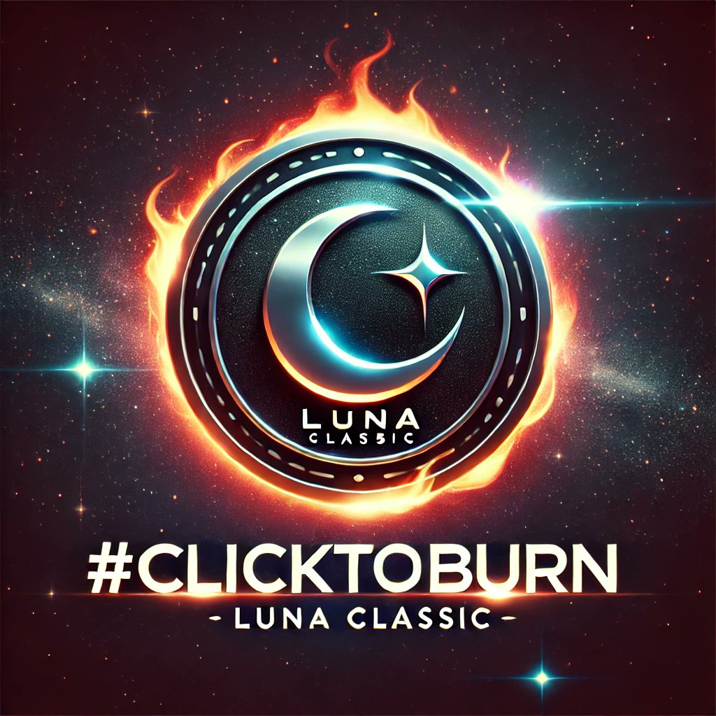 LuncStats's tweet photo. #ClickToBurn #Lunc
Visit our website. Click the burn button, and we’ll burn 1 #LUNC for you! Our sole aim is to reduce the LUNC supply! https://t.co/6sQQhMGDDq
