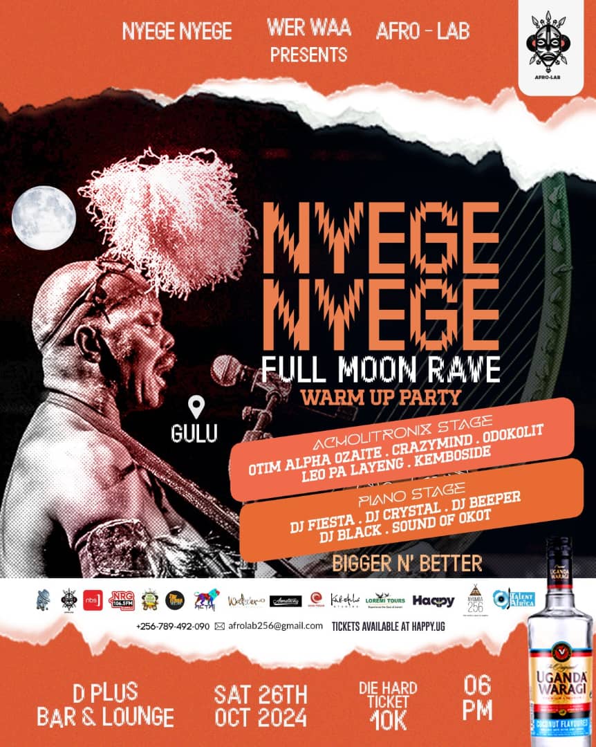 EddiePower15's tweet photo. "Get ready, Gulu! 🎉 Nyege Nyege Activation is coming your way, hosted by Werwaa Festival and produced by Afrolab! 🌍✨ An electrifying celebration of music, culture, and creativity like never before! Let’s make history together. 🔥 #NyegeNyegeGulu #WerwaaFestival #Afrolab #2024 https://t.co/oztBGfxQVl