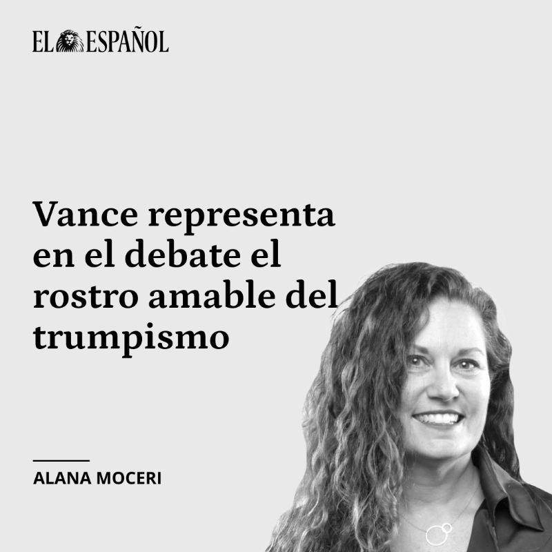 elespanolcom's tweet photo. #LaGlobalista | A pesar de su historial de teorías conspirativas y racismo, Vance salió ganando al mostrarse amable y hablar con confianza sobre políticas

La opinión de @alanamoceri