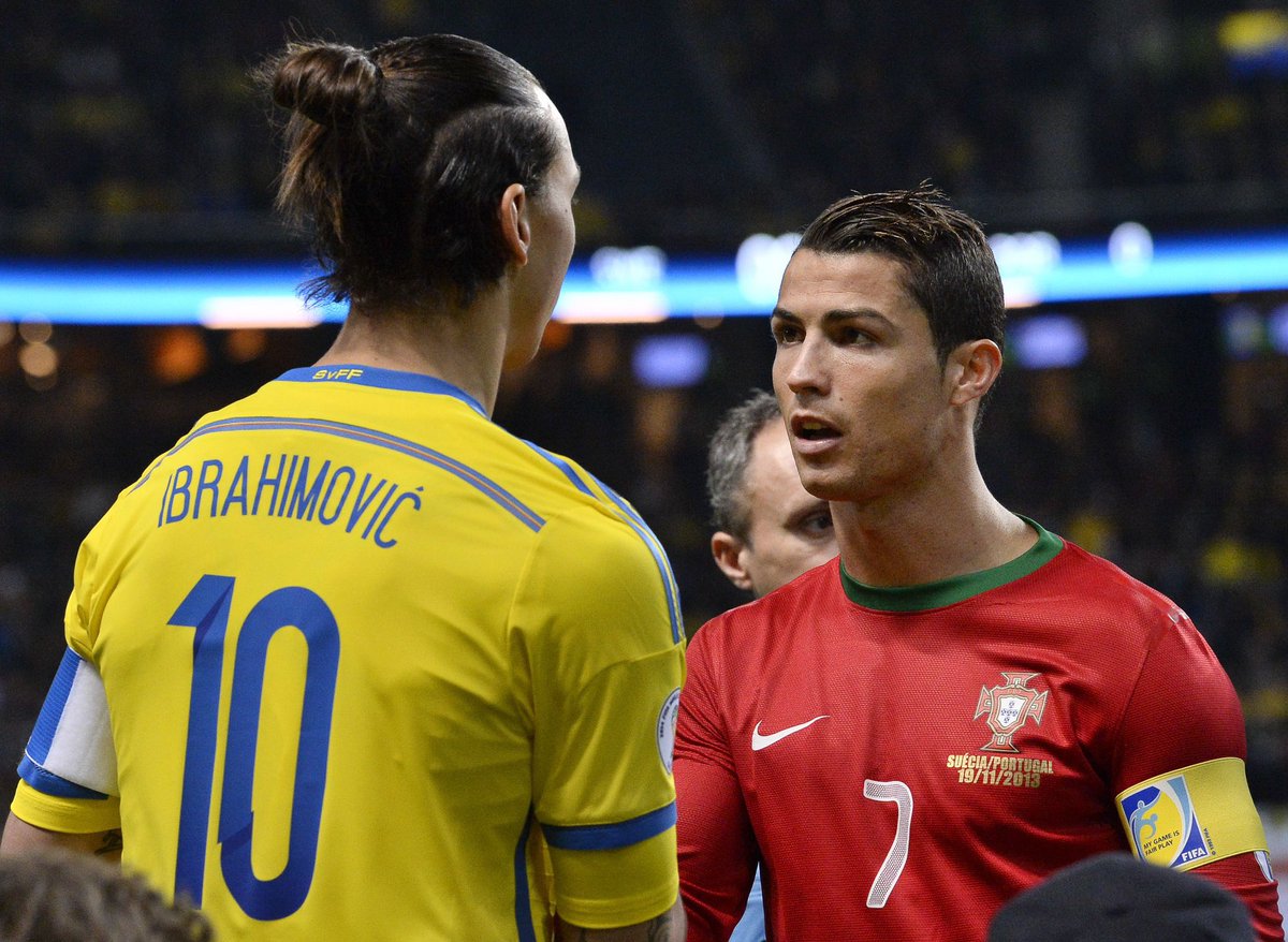 Zlatan Ibrahimovic and Cristiano Ronaldo have scored at least a goal in every minute of a football match