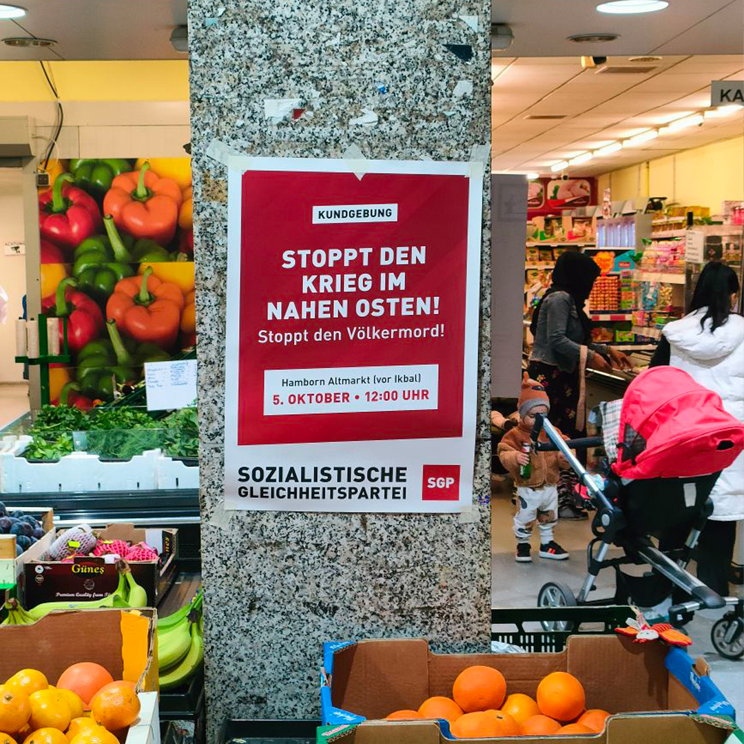 DietmarGaisenk1's tweet photo. Martin hat ein Team der SGP bei der Bewerbung unserer Veranstaltung getroffen. Er stellt sich hinter den Aufruf der SGP zum Stopp des Kriegs im Nahen Osten und ruft dazu auf, an der Kundgebung teilzunehmen.
Samstag, 5. Oktober, 12 Uhr, Duisburg-Hamborn, vor Ikbal am Altmarkt https://t.co/Mqwotmc05x