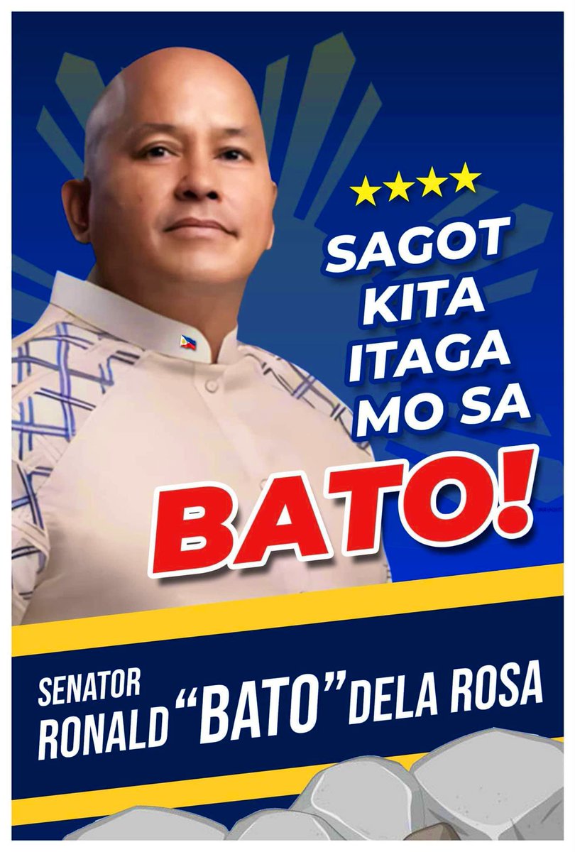 I am endorsing RONALD “BATO” DELA ROSA FOR SENATOR IN 2025!❤️💙

#Election2025