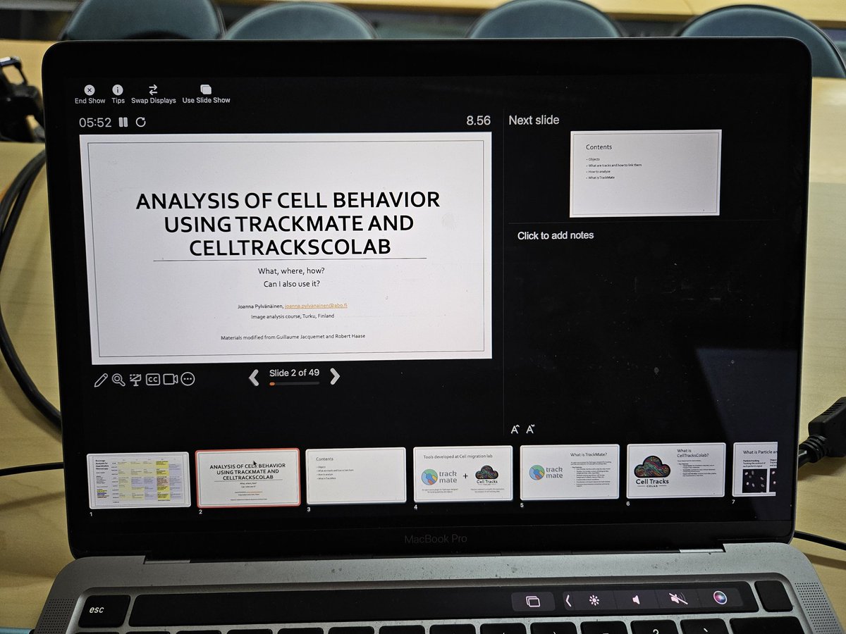JwPylvanainen's tweet photo. Day4, I will be starting the day with teaching tools to help the analysis on cell behaviour. #TrackMate #CellTracksColab https://t.co/nNgzzfjoaz