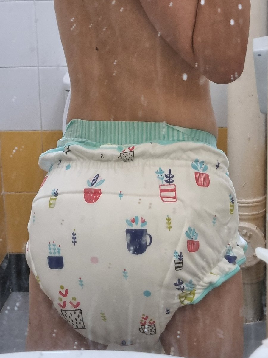 Guess what I'm wearing underneath my diap cover.. Haha!