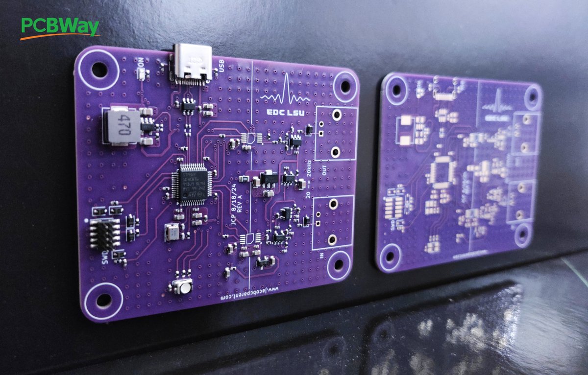 PCBWayOfficial's tweet image. 💜Mixed-Signal-#STM32-Dev-Board
-More info: github.com/JacobParent7/M…
