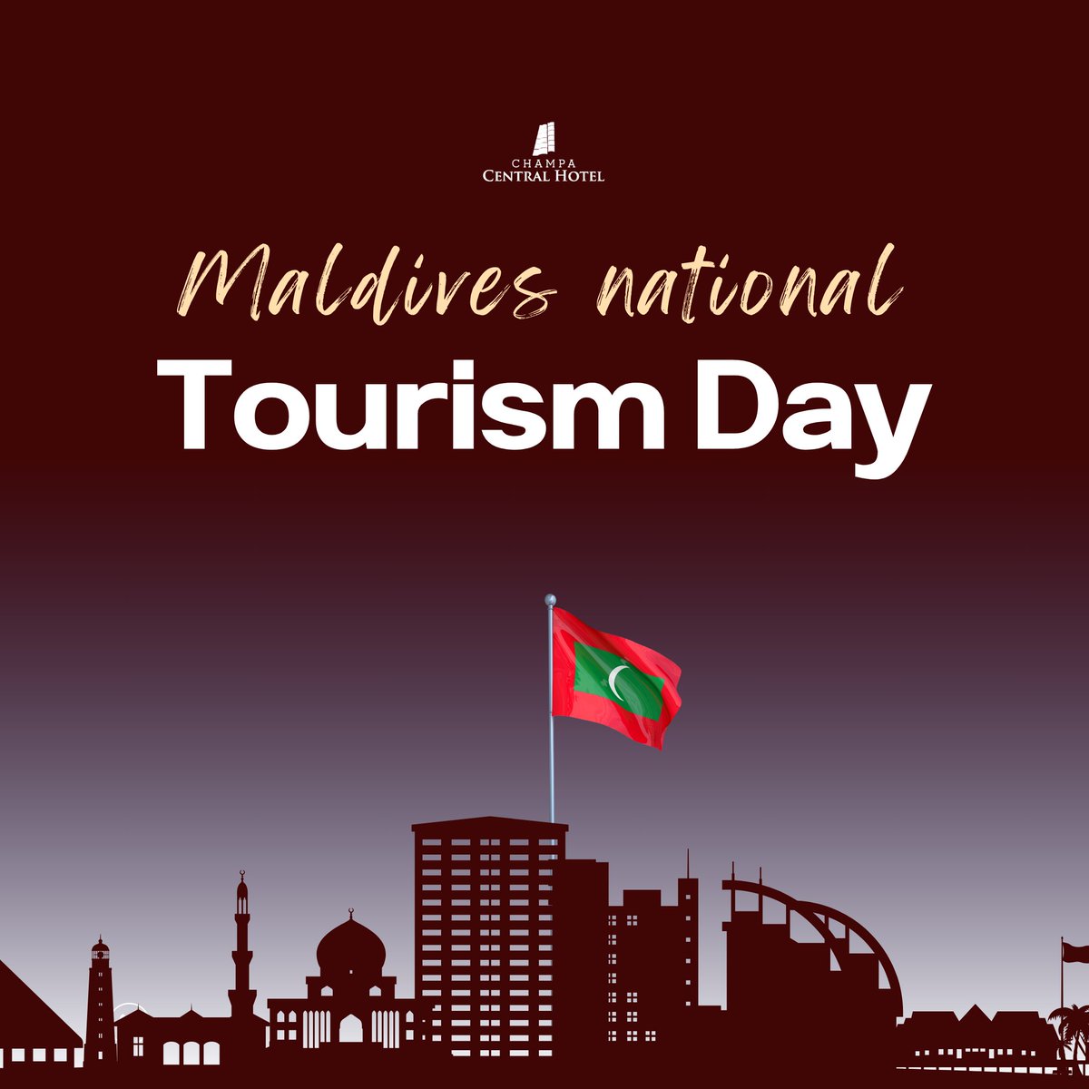 Today we celebrate the Maldives National #TourismDay, a momentous occasion to recognize the achievements of our beloved country as a top-rated destination for travellers from all corners of the globe 🌍

#champacentralhotel #maldives #travel #malecity