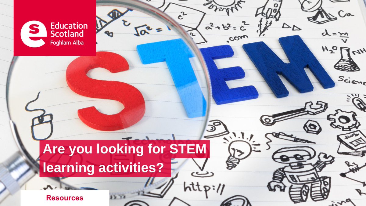 Education Scotland (@educationscot) on Twitter photo Are you looking for some #STEM learning activities? Check out these STEM context planners, created by teachers for teachers, for a range of potential activities across Early, First and Second Levels!
👉ow.ly/EJYB50Tve5S <a href="/STEMedscot/">STEM @ Education Scotland</a> Are you looking for some #STEM learning activities? Check out these STEM context planners, created by teachers for teachers, for a range of potential activities across Early, First and Second Levels!
👉ow.ly/EJYB50Tve5S <a href="/STEMedscot/">STEM @ Education Scotland</a>
