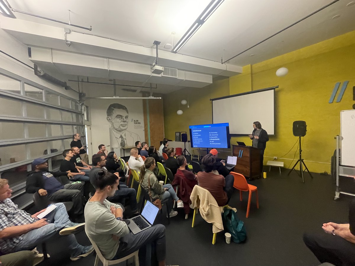 KozieMariusz's tweet image. Incredible night uniting NYC.rb, NYC on Rails & @RubyEurope ! 🌟
30+ Rubyists, amazing conversations, and unforgettable networking. Thrilled to bring this community together!
Thanks Richard, Andrew & all attendees for making it special!
#RubyCommunity