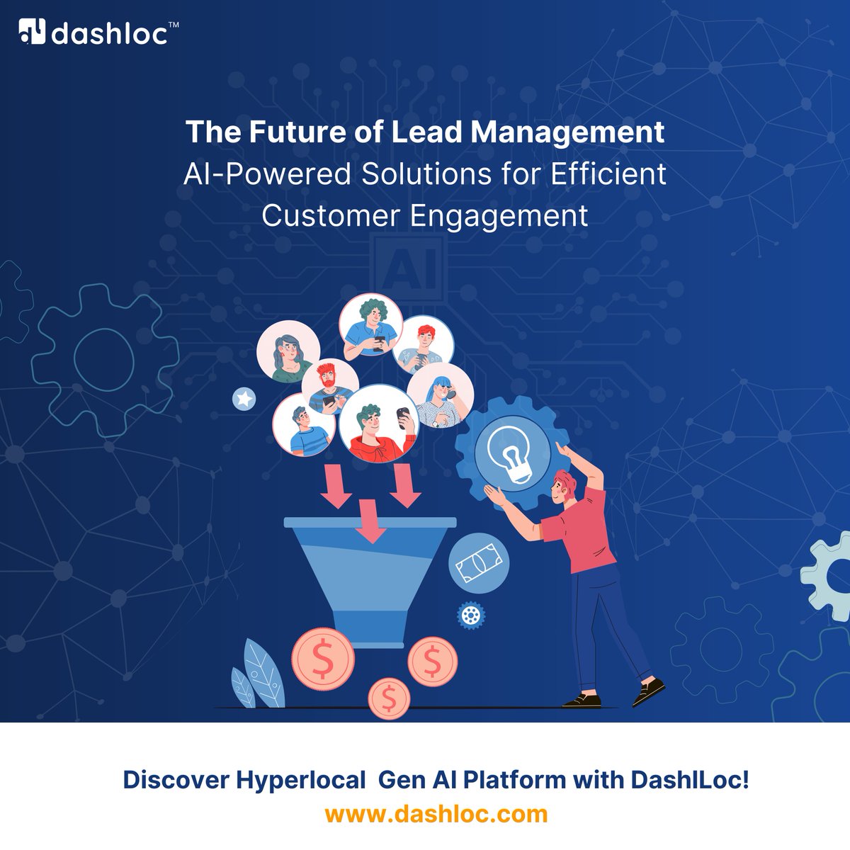 Discover how #DashLoc's AI tools revolutionize lead tracking, customer engagement, and growth! 

Read more: "dashloc.com/blogs/the-futu…"

#LeadManagement #AI #CustomerEngagement #Automation #BusinessGrowth #DashLoc #SaaS
